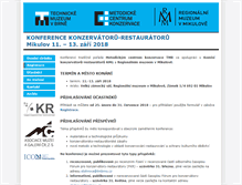 Tablet Screenshot of konference-konzervatoru-restauratoru.cz